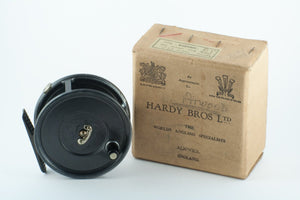 Hardy Uniqua Wide Drum Fly Reel 3 1/2" - with original box 