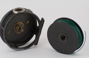 Hardy Perfect 3 3/8" fly reel with spare spool 
