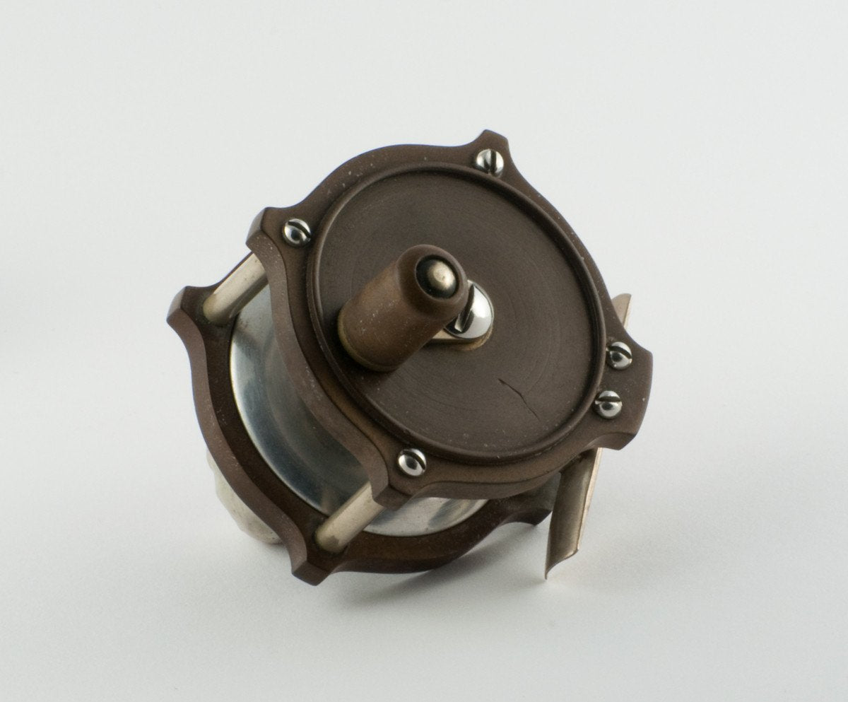 William Mills & Son Original "Fairy" Raised Pillar / Hard Rubber Fly Reel 