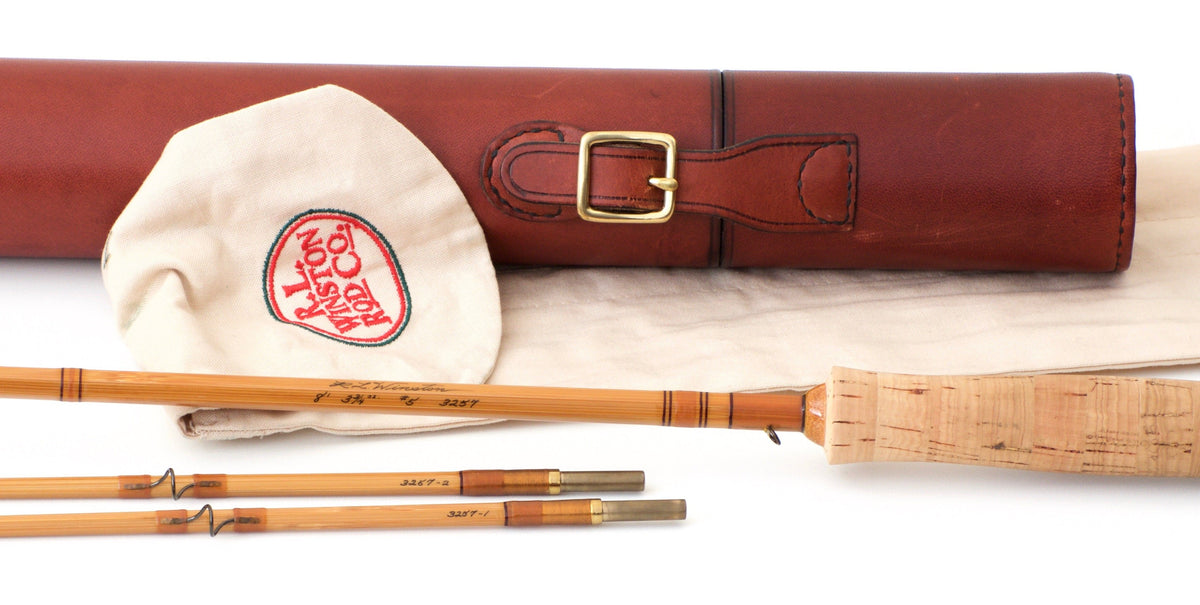 R.L. Winston Bamboo Rod (w/ Arne Mason Case) 8' 2/2 #5 - handle grip and reel seat detail