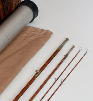 Wright & McGill Granger Marshall Fields "Four Striper" Bamboo Rod 