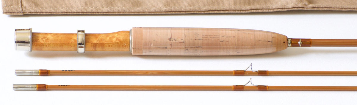 Simroe, Ted -- 6' 2/2 1wt Bamboo Rod - New! - maker signature and rod markings