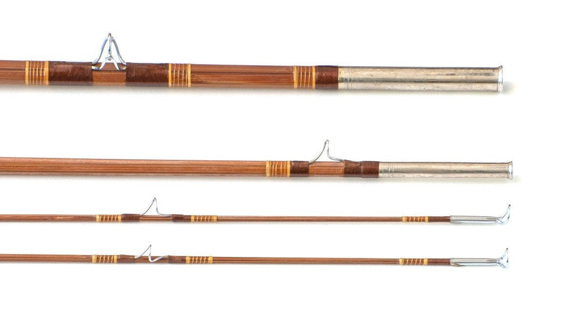 Phillipson Peerless Dry Fly Special Bamboo Rod 8'6 3/2 6wt - ferrules and tips detail