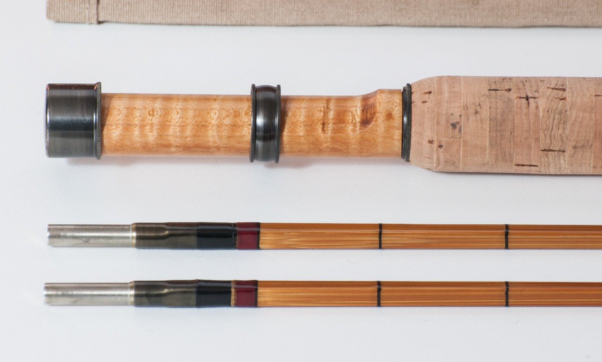 Downes, Jim - 7'3 2/2 4wt Quadrate Bamboo Rod 