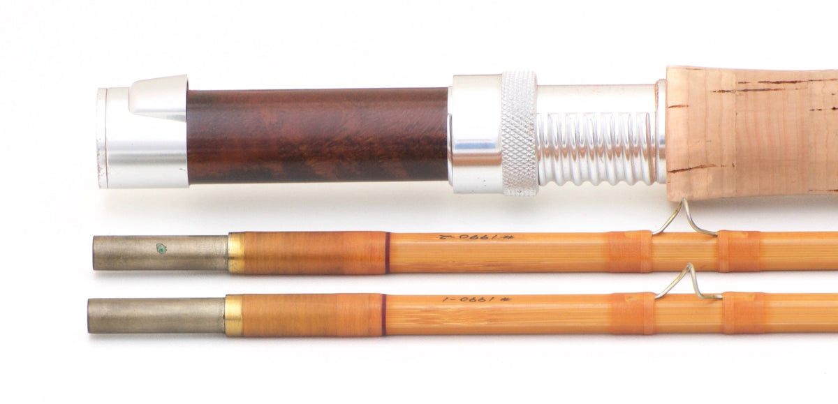 R.L. Winston Bamboo Rod 9' 2/2 #6/7 - ferrules and tips detail