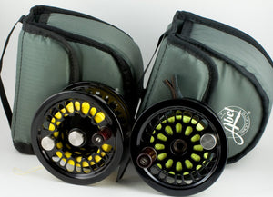 Abel Super 10 fly reel with spare spool and original box
