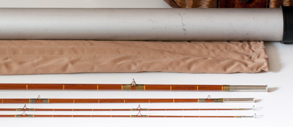 Wright & McGill Granger Marshall Fields "Four Striper" Bamboo Rod