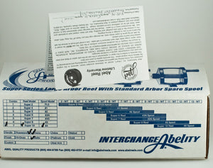 Abel Super 10 fly reel with spare spool and original box