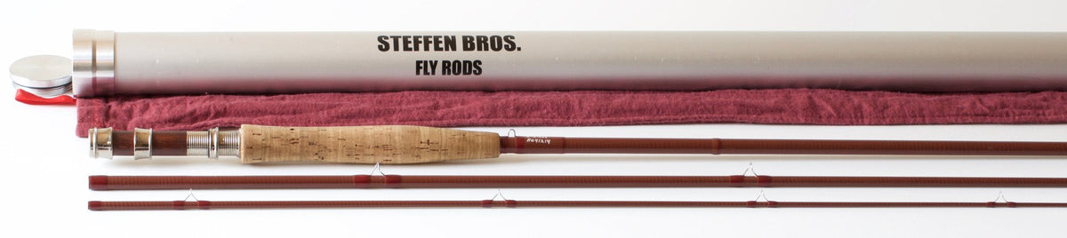Steffen Bros. 8' 3-4wt Fiberglass Fly Rod 
