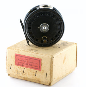 Hardy St. George 3 3/8" fly reel with original box 