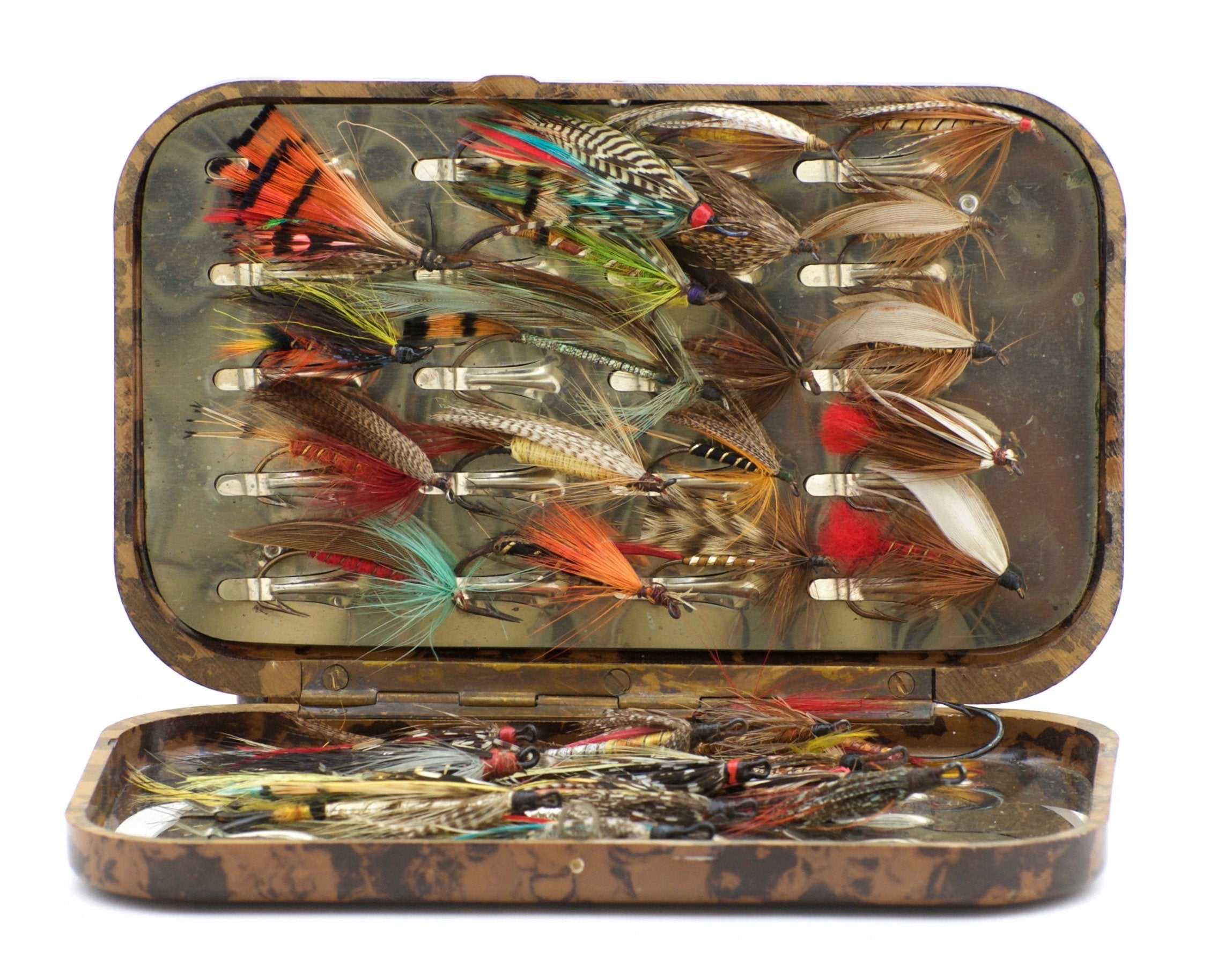 hardy tackle box Lure Caddy Secure Plastic Latch Closure Fly Fishing Hardy Smuggler Spinning