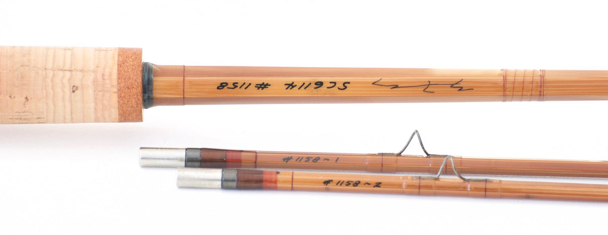 Ramanauskas, Bernard - Scott Rod Co. Bamboo Rod 6'11 4wt - ferrules and tip tops detail