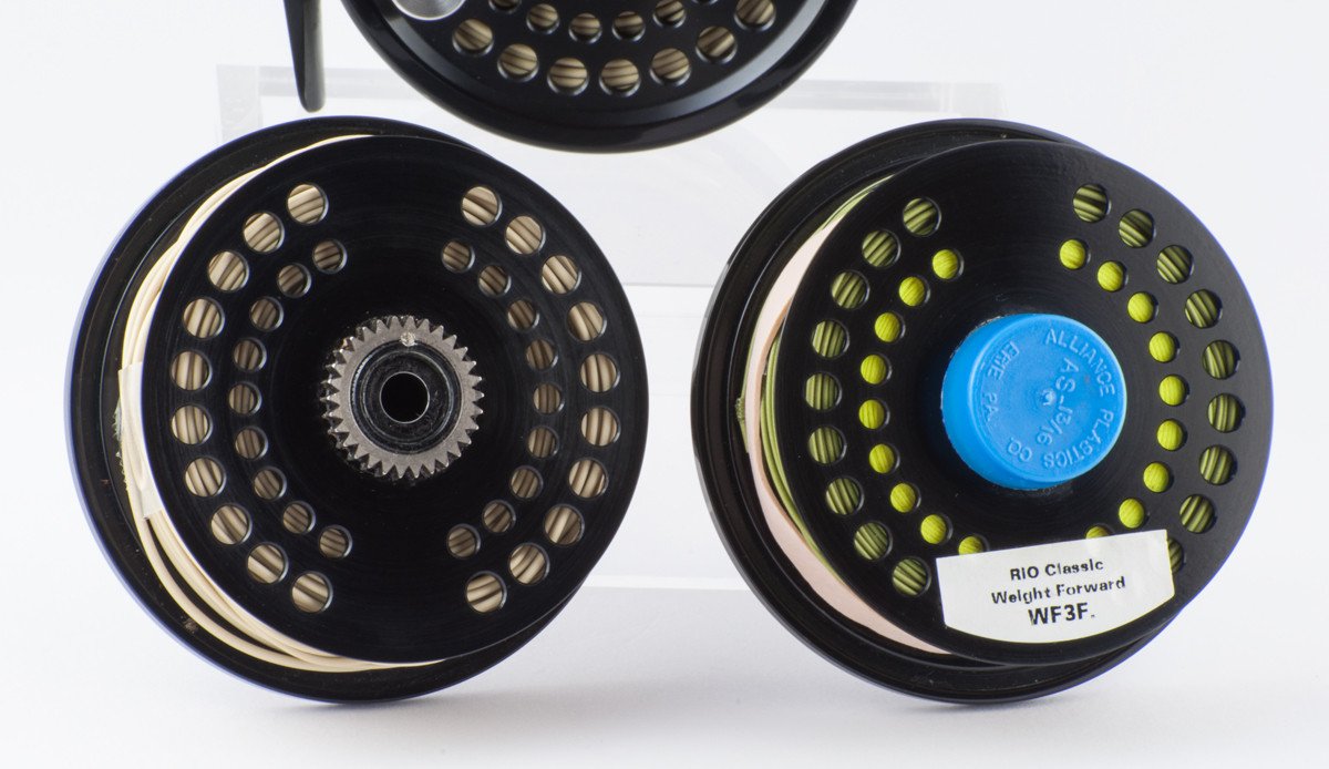 Abel TR-2 fly reel and two spare spools