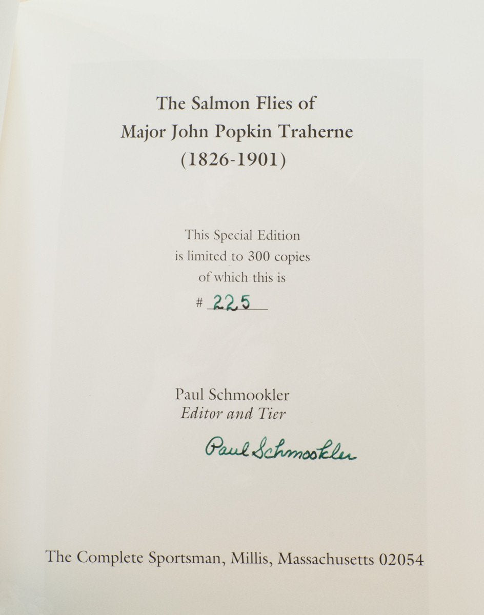 Schmookler, Paul - The Salmon Flies of Major John Popkin Traherne (Limited Edition)