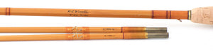 R.L. Winston Bamboo Rod 9' 2/2 #6/7 - rod sections with wraps
