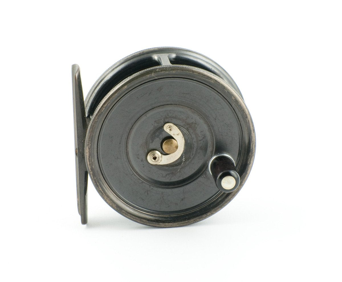 Hardy Uniqua Fly Reel 2 5/8" and Hardy Leather Case