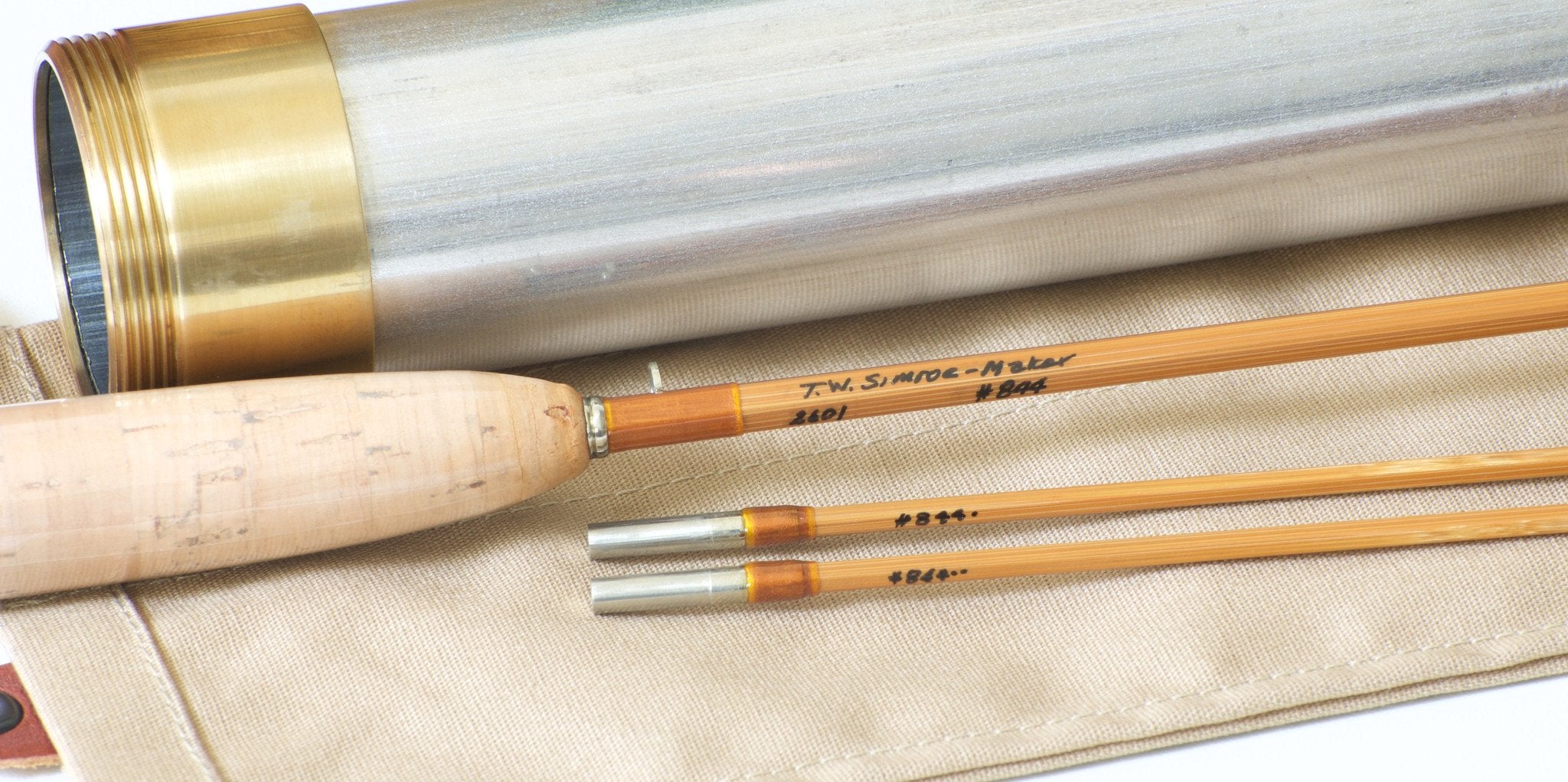 1wt fly fishing rod Simroe, Ted -- 6' 2/2 1wt Bamboo Rod - New!