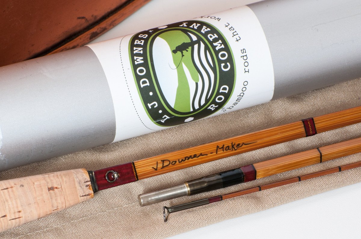 Downes, Jim - 7'3 2/2 4wt Quadrate Bamboo Rod 