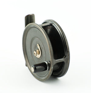 Hardy Uniqua Fly Reel 2 5/8" and Hardy Leather Case