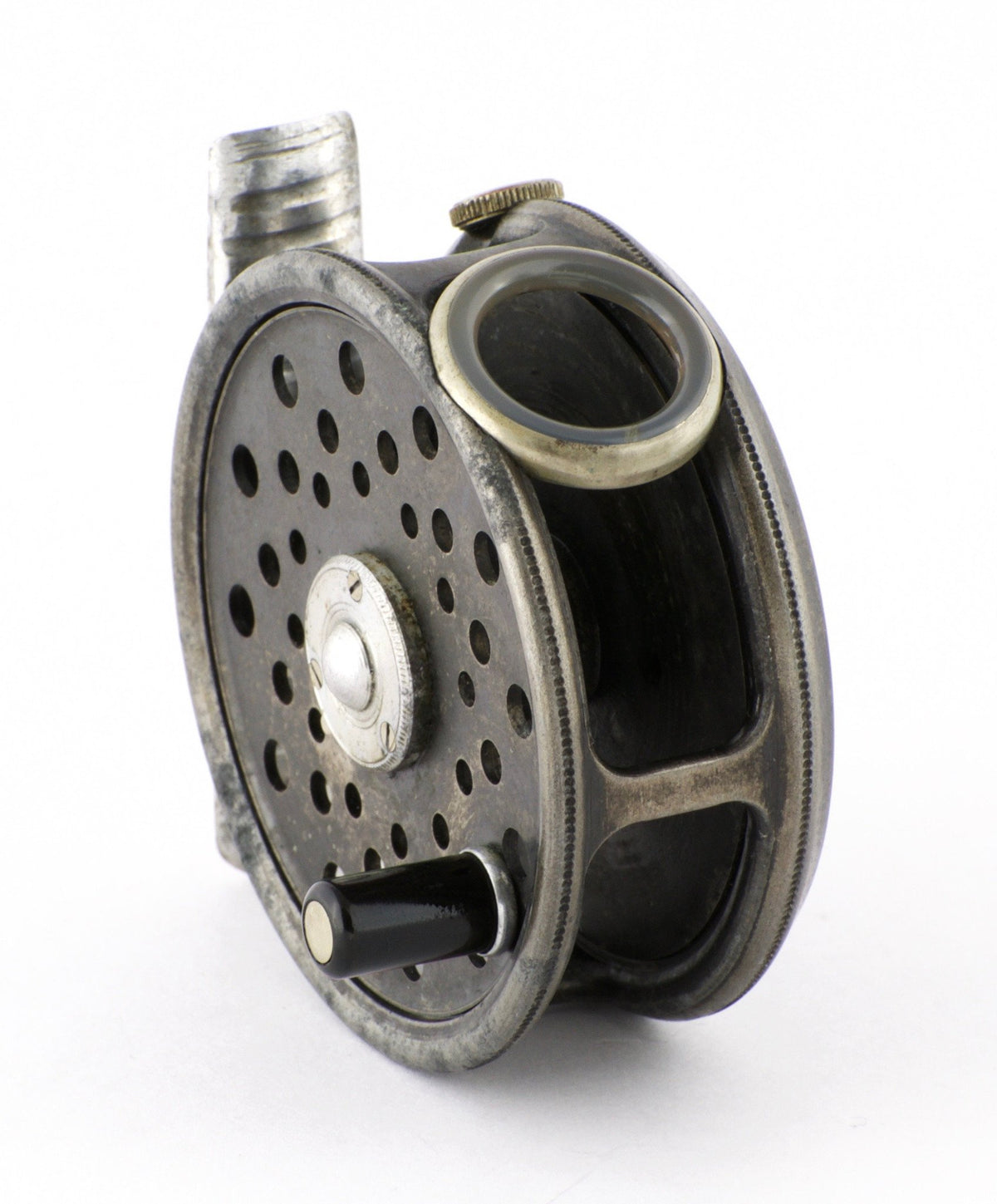 Hardy St. George Jr. Fly Reel with Leather Case