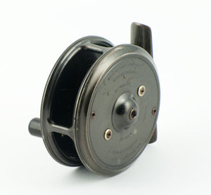 Hardy Uniqua Fly Reel 2 5/8" and Hardy Leather Case