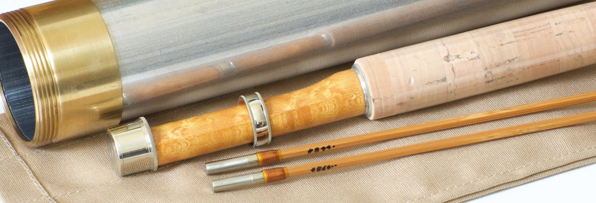 Simroe, Ted -- 6' 2/2 1wt Bamboo Rod - New! - rod sections with guides and wraps