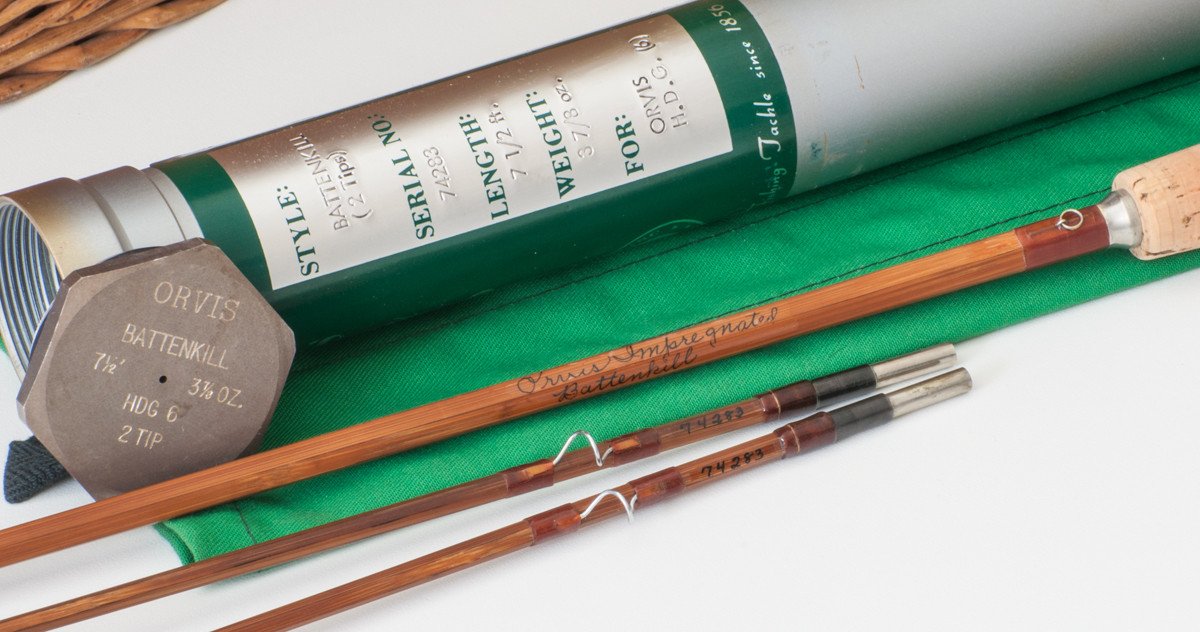 Orvis Battenkill 7'6 5wt 3 7/8 oz. bamboo rod