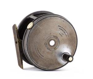 Hardy Perfect 3 3/4" Pre-WWII wide drum fly reel 