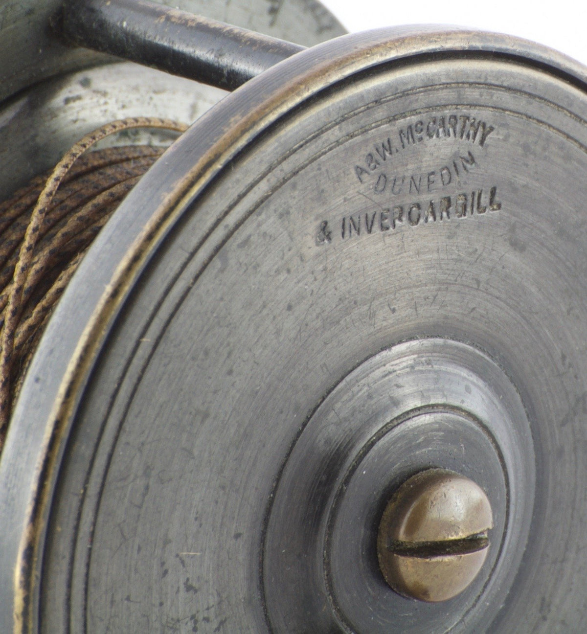 A&W McCarthy Dunedin & Invercargill - Brass Winch 2 1/4"