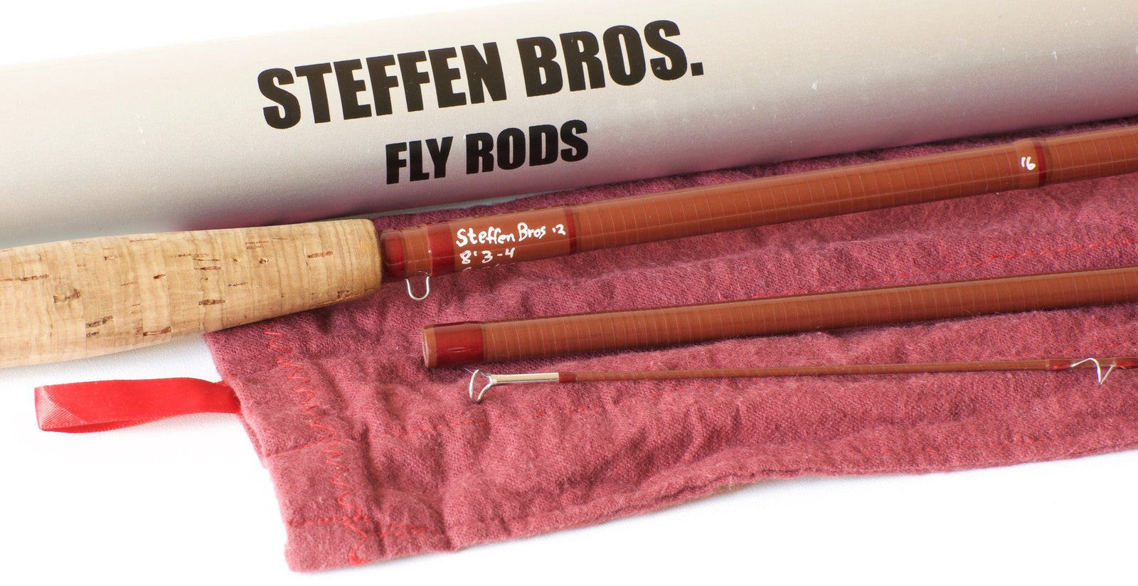 Steffen Bros. 8' 3-4wt Fiberglass Fly Rod 