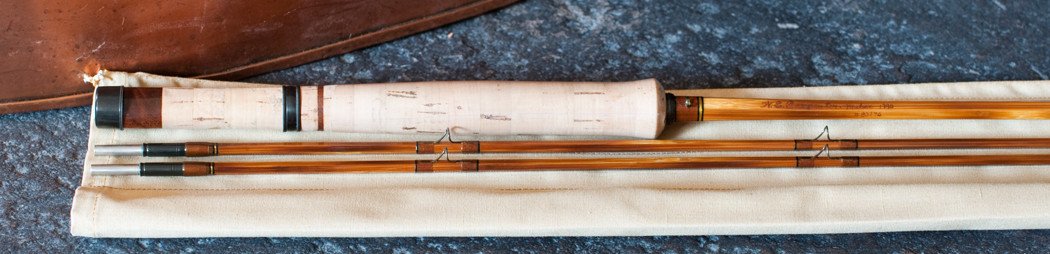 Walt Carpenter Browntone 7'6 2/2 5wt Bamboo Rod - Mint