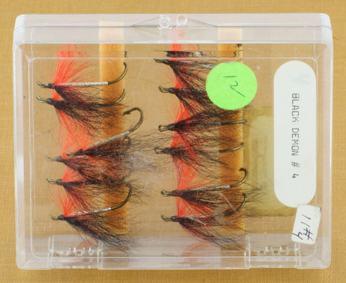 Haas, Ed - Black Demon #4 Flies (12) in box 