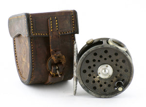 Hardy St. George Jr. Fly Reel with Leather Case