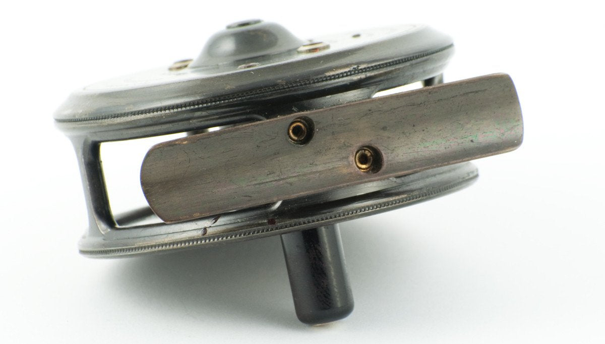 Hardy Uniqua Fly Reel 2 5/8" and Hardy Leather Case 