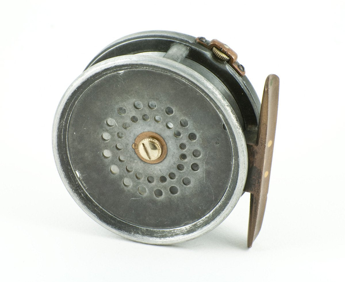 Hardy Contracted Brass Face Perfect 3 1/8 Fly Reel - open ball race! - Spinoza  Rod Company