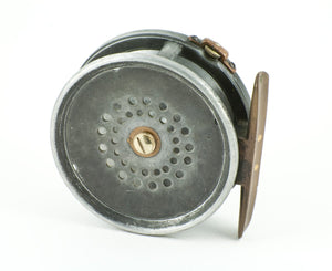 Hardy Contracted Brass Face Perfect 3 1/8" Fly Reel - open ball race! 