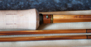Walt Carpenter Browntone 7'6 2/2 5wt Bamboo Rod - Mint 