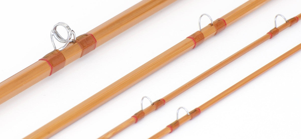 Simroe, Ted -- 10' 6wt Bamboo Switch Rod - rod sections with guides and wraps