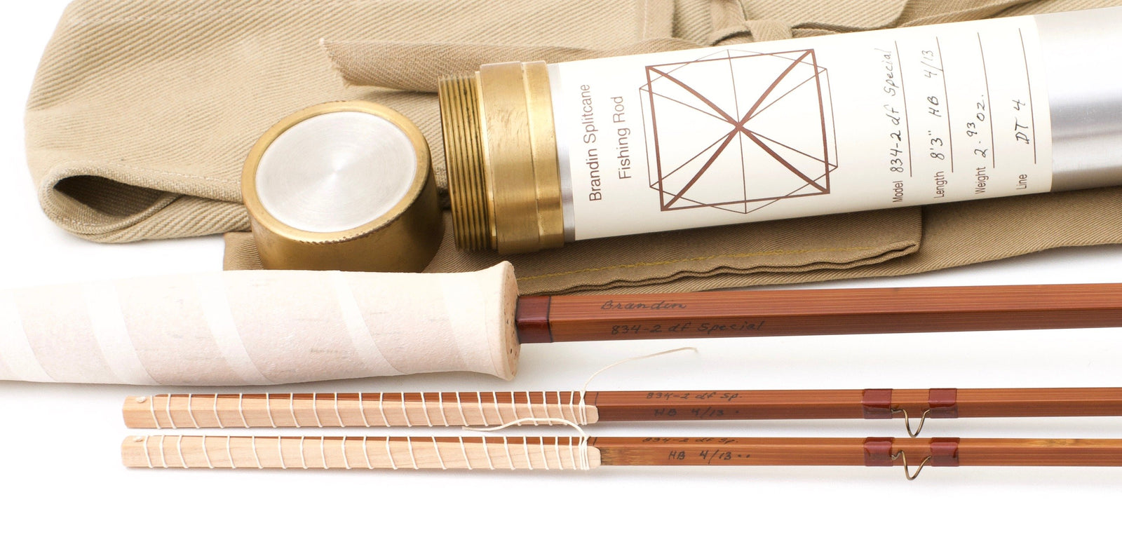 Brandin, Per -- Model 834-2 DF Quad Bamboo Rod