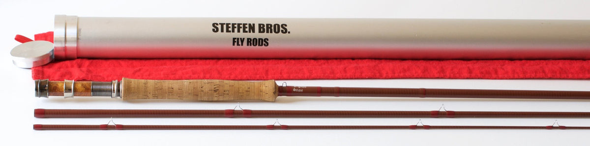 Steffen Bros. 8'3 6-7wt Fiberglass Fly Rod 