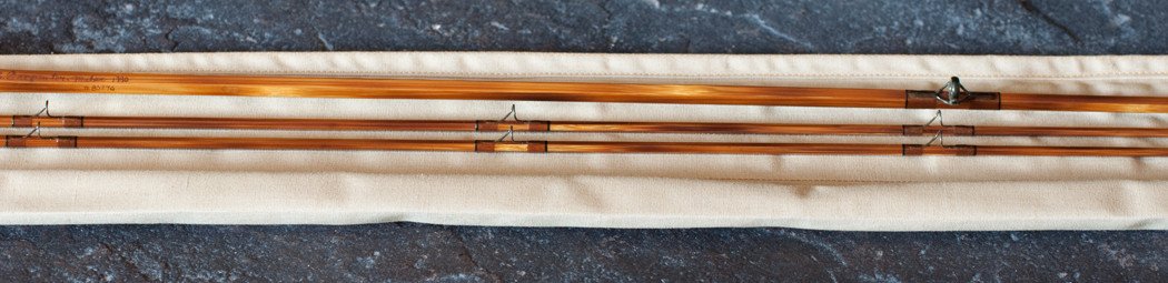 Walt Carpenter Browntone 7'6 2/2 5wt Bamboo Rod - Mint