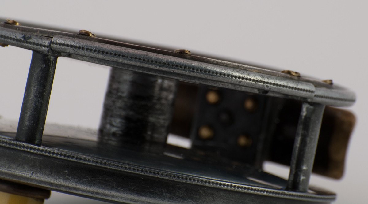 Hardy Perfect 3 1/8" 1905 Check - Red Agate (repaired)