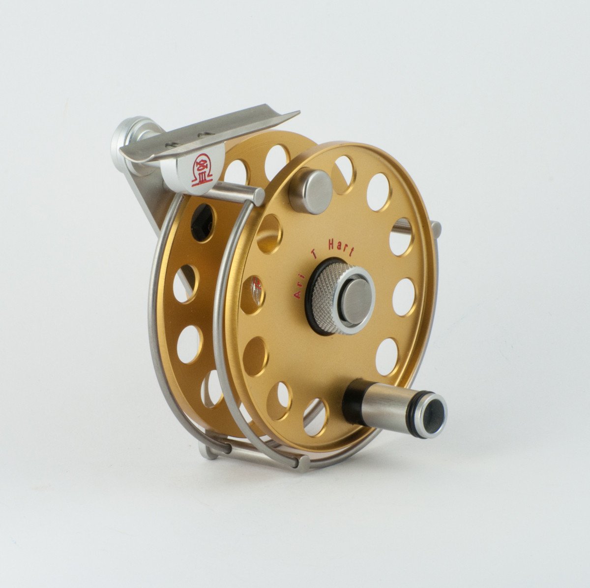 Ari 't Hart Ari III gold/silver fly reel