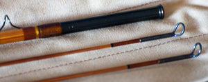 Walt Carpenter Browntone 7'6 2/2 5wt Bamboo Rod - Mint