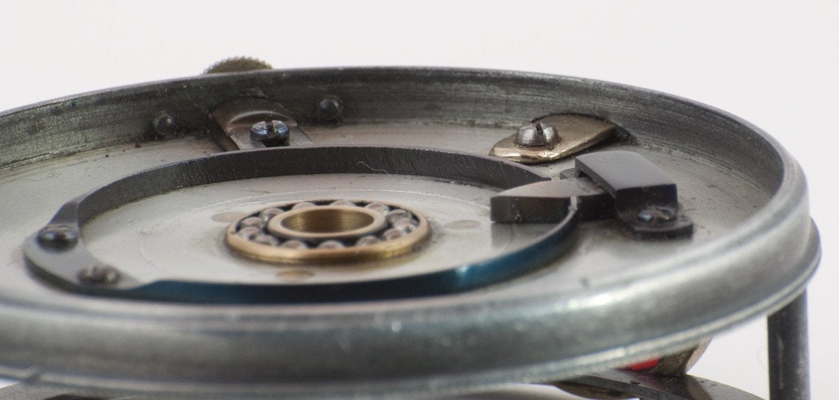 Hardy Perfect 3 1/8" 1905 Check - Red Agate (repaired)