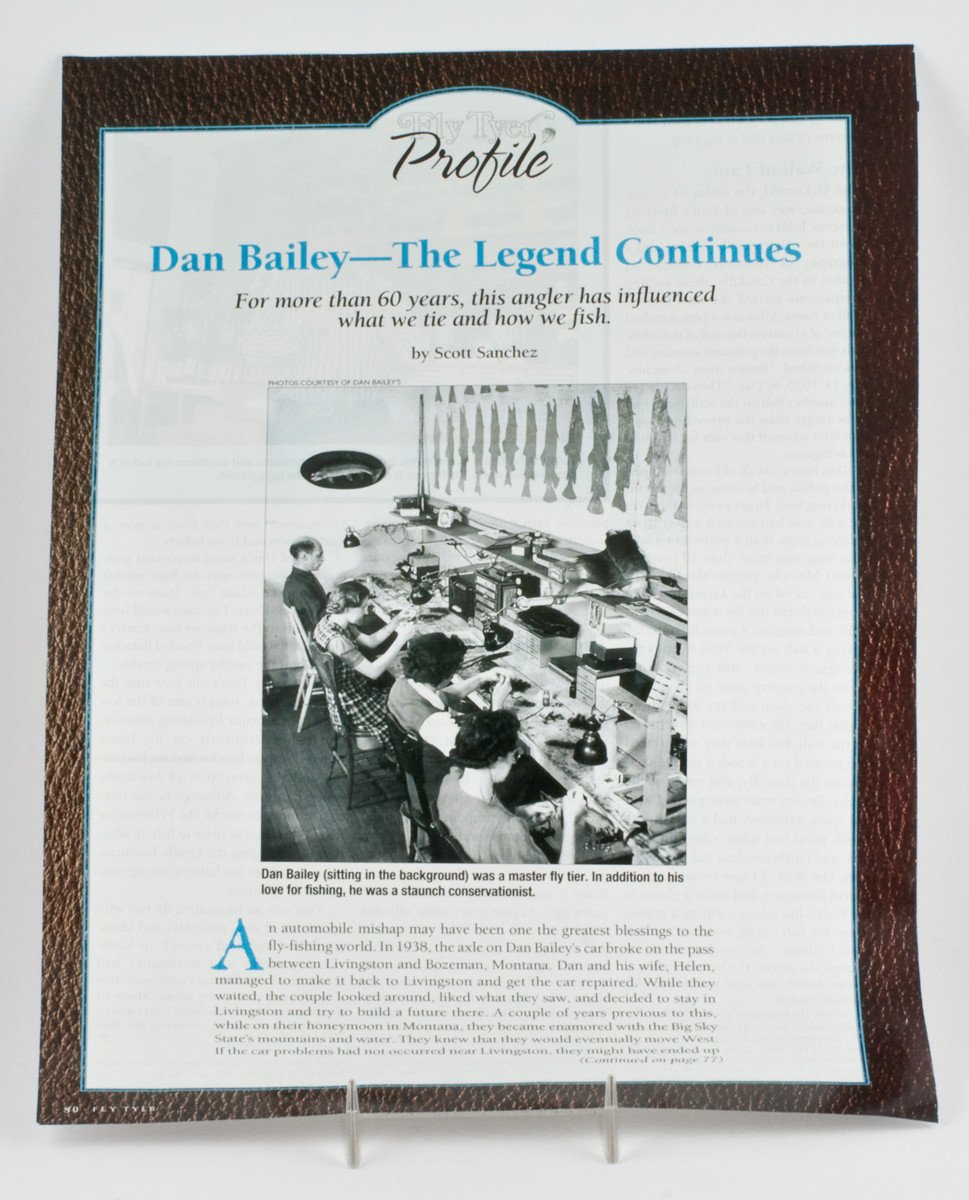Dan Bailey Framed Flies and Ephemera 