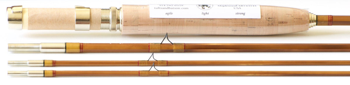 Tufts and Batson Bamboo Rod 8' 3/2 5wt - new!