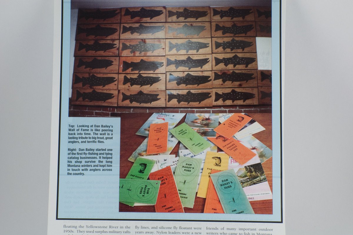 Dan Bailey Framed Flies and Ephemera