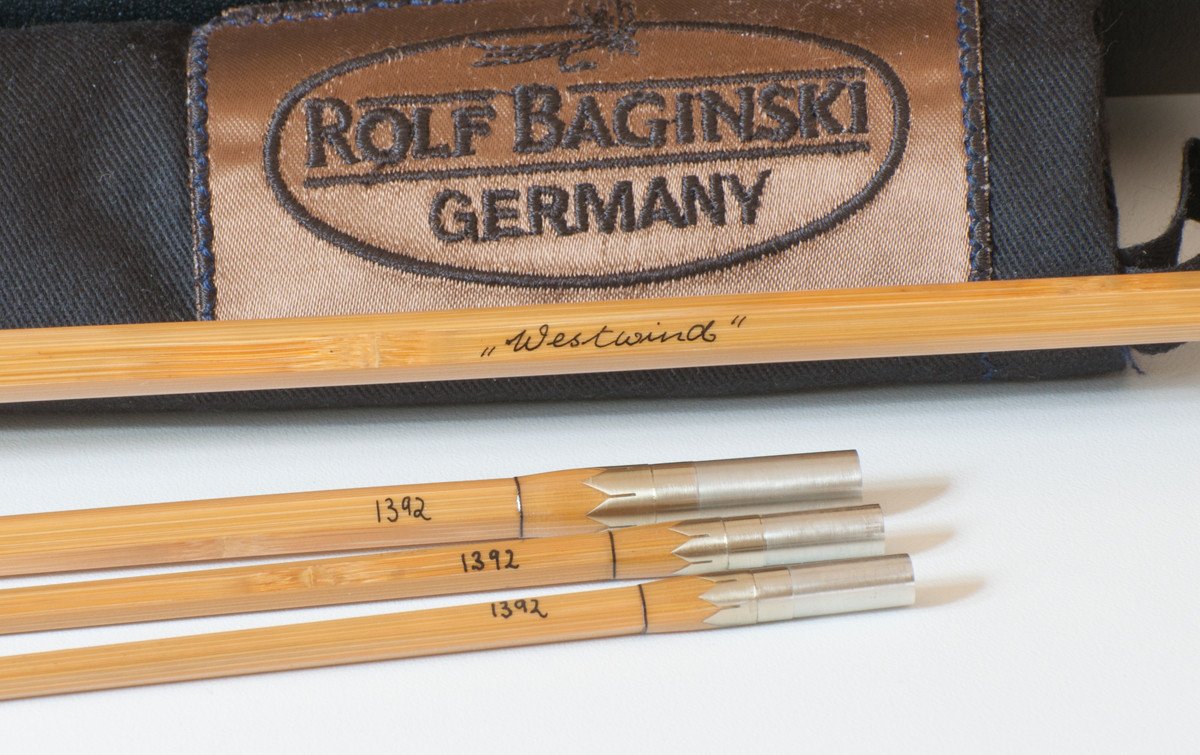 Baginski, Rolf - "Westwind" Bamboo Rod 7'6 3/2 4wt 