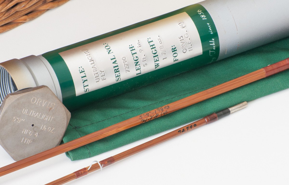 Orvis Ultralight 5'9 3-4wt 1 7/8 oz. bamboo rod